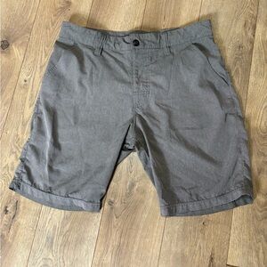 Prana Shorts 32x9 Men's Breathe Performance Outdoor Gray Stretch Nylon